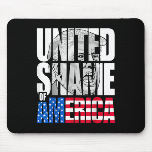 Mousepad Anti Trump United Shame America Flag