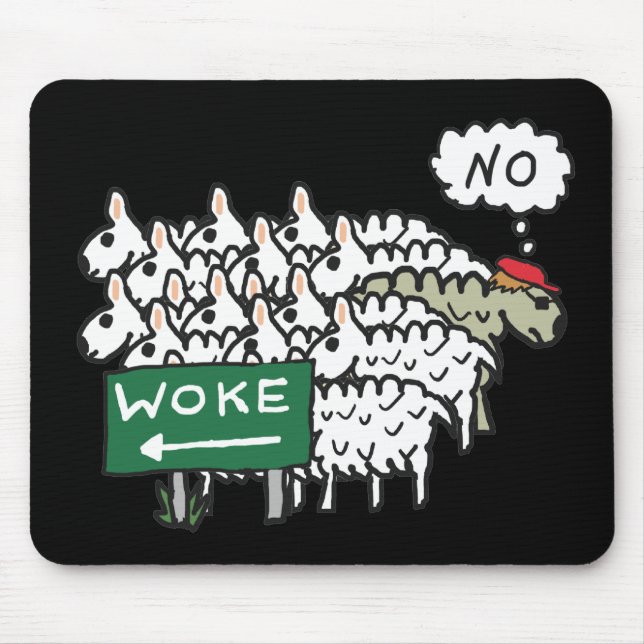 Mousepad Anti-Woke (Frente)
