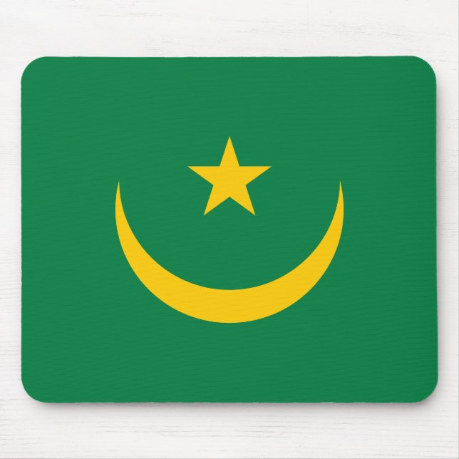 Mousepad Antiga bandeira da Mauritânia (Frente)