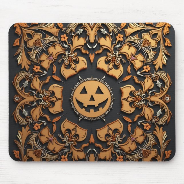Mousepad antigo de Halloween (Frente)
