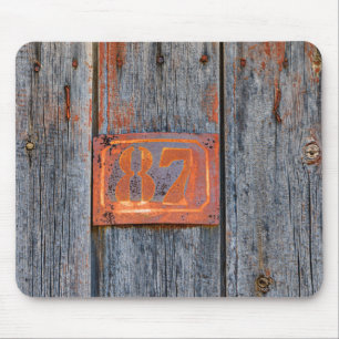 Mousepad Antigo Grunge Rusty Metal House Número 87 Foto