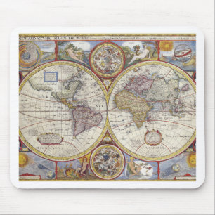 Mousepad Antigo mapa do mundo