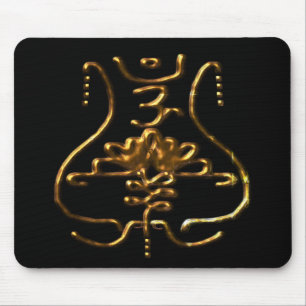 Mousepad antigo simbolismo budista tradicional