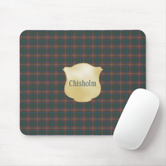 Mousepad Antiguidade de Caça de Chisholm Original Tartan Es (Com mouse)