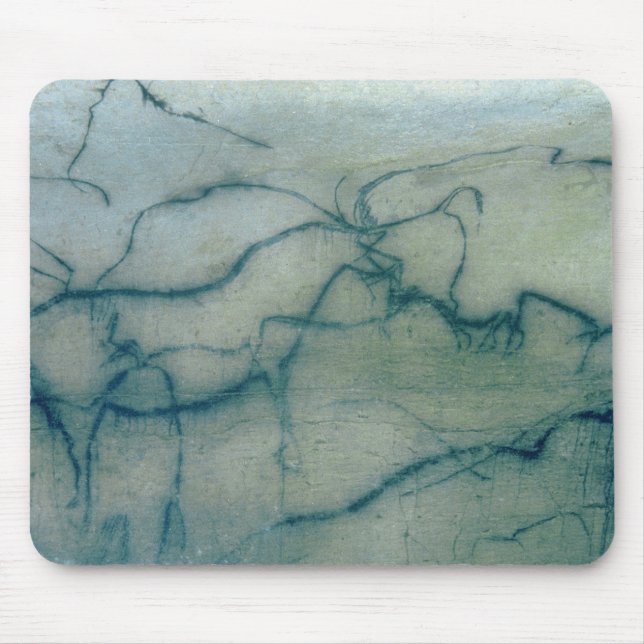 Mousepad Antílope e bisonte, Perigordian (pintura de (Frente)