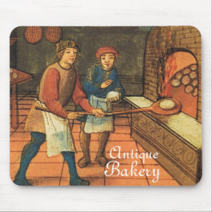 MOUSEPAD ANTÍQUIO OVEN BAKER, COMPRO DE PÃO DE BAKERY