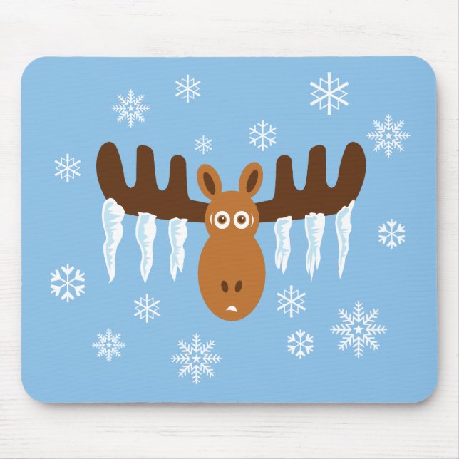 Mousepad Antlers de Head_Icicle dos alces (Frente)