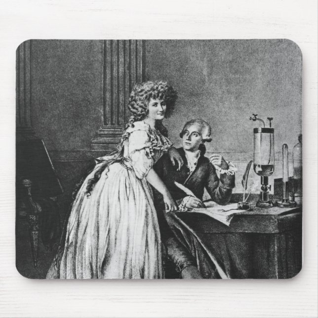 Mousepad Antoine Laurent Lavoisier e sua esposa (Frente)