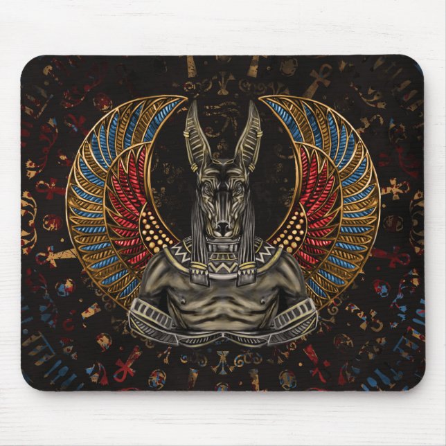 Mousepad Anubis - deus egípcio (Frente)