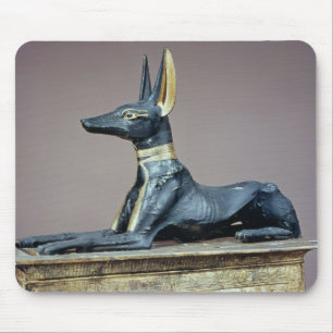 Mousepad Anubis, deus egípcio do morto de uma caixa