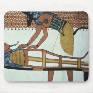 Mousepad Anubis e uma mamã, do túmulo de Sennedjem