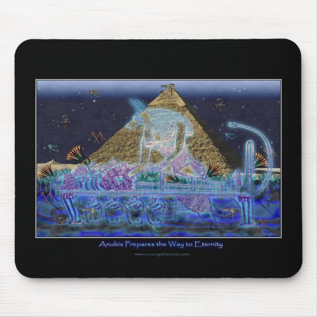 Mousepad Anubis Fantasy Pad Egípcio de Ratos (Frente)