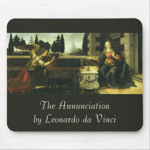 Mousepad Anunciação do Senhor por Leonardo da Vinci