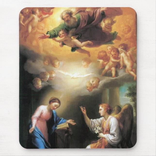 Mousepad Anunciação por Anton Raphael Mengs (Frente)