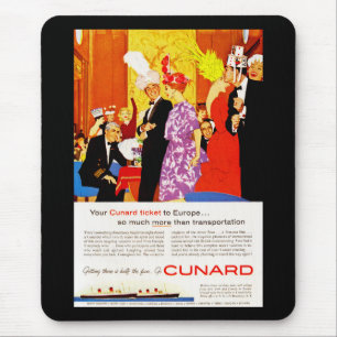 Mousepad Anúncio do Partido da Rainha Cunard