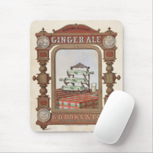 Mousepad Anúncio Vintage Para Belfast Ginger Ale. 2