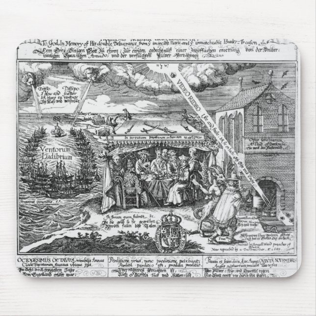 Mousepad Ao deus, na memória de sua libertação dobro (Frente)