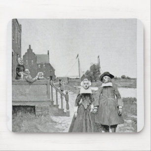 Mousepad Ao longo do canal em Manhattan velho