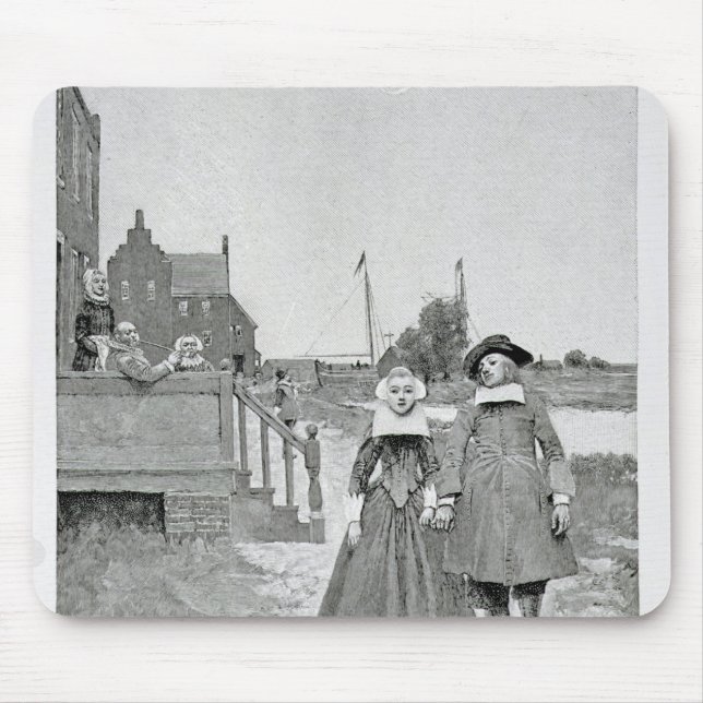 Mousepad Ao longo do canal em Manhattan velho (Frente)