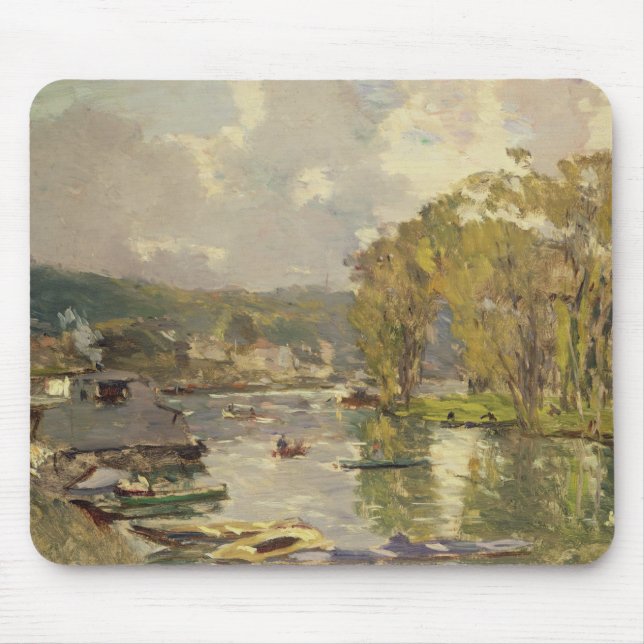 Mousepad Ao longo do Seine em Meudon, c.1893 (óleo em (Frente)