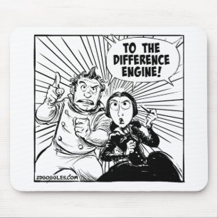 Mousepad Ao motor de diferença Mousemat