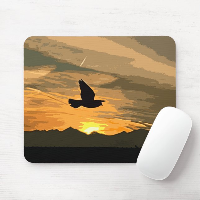 Mousepad Ao nascer do sol (Com mouse)