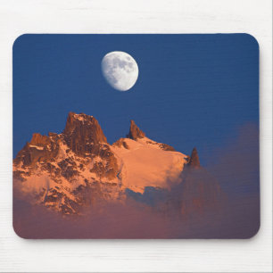 Mousepad Ao nascer do sol   Aiguille du Plan Chamonix, Fran