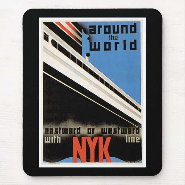 Mousepad Ao redor do mundo com NYK (Frente)