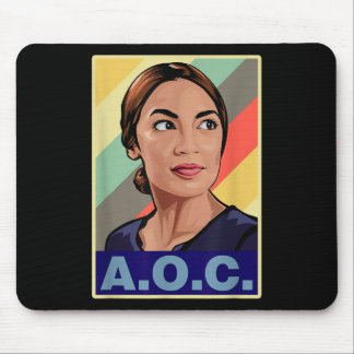 Mousepad Aoc Alexandria Ocasio-cortez Primeiro Presidente F
