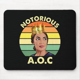 Mousepad Aoc Alexandria Ocasio-cortez Primeiro Presidente F