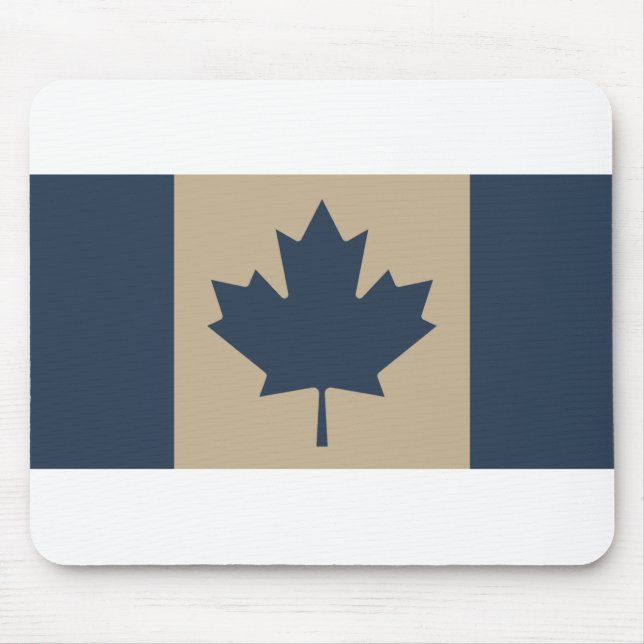 Mousepad (AOP) Canadian Flag Marinho/Tan - (Frente)