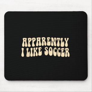Mousepad Aparentemente Eu Gosto de Futebol Amante do Futebo