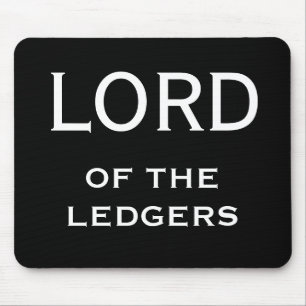 Mousepad Apelido engraçado de CFO FD - senhor dos livros-