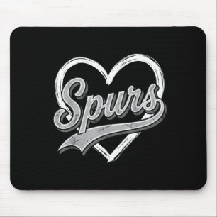 Mousepad Apelido Retro Spurs Vintage Para Mulheres Homens M