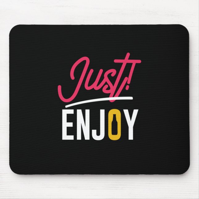 Mousepad Apenas Aproveite A Cerveja (Frente)