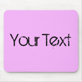 Mousepad APENAS COR / rosa claro + seu texto