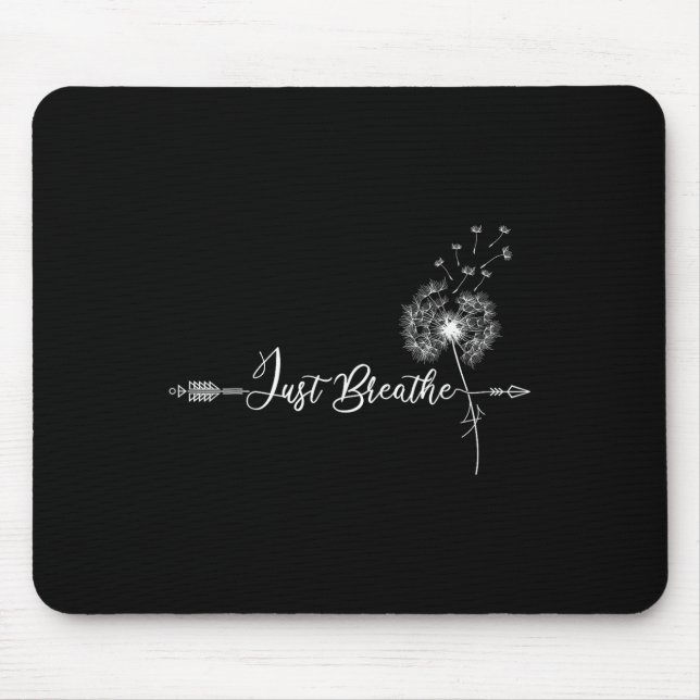 Mousepad Apenas Dandelion Tattoo Arrow Brething Dandelion F (Frente)