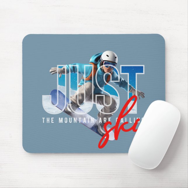 Mousepad Apenas esqui | (Com mouse)