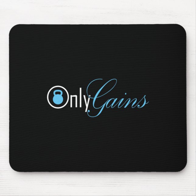 Mousepad Apenas ganha Malhação de aço inoxidável isolado Ke (Frente)