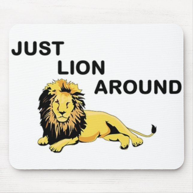 MOUSEPAD APENAS LION POR AÍ (Frente)