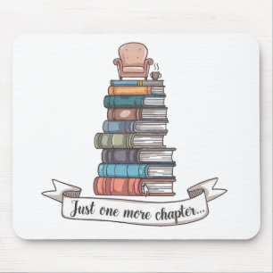 Mousepad Apenas Mais Um Capítulo - Design do Livro Cozy