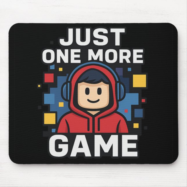 Mousepad Apenas Mais Um Jogo Tapete de Mouse para Jogos (Frente)