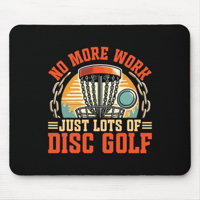 Mousepad Apenas Muitos Discos De Golfe Discos De Golfe De A (Frente)