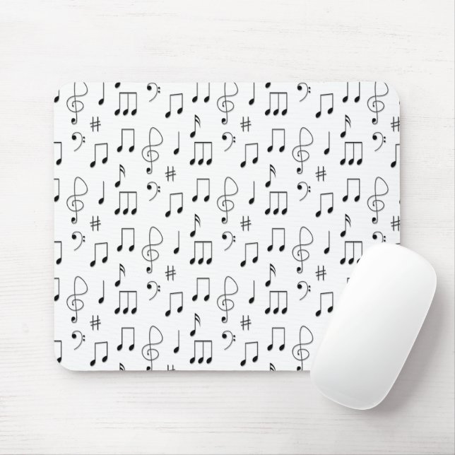 Mousepad Apenas Notado Branco (Com mouse)