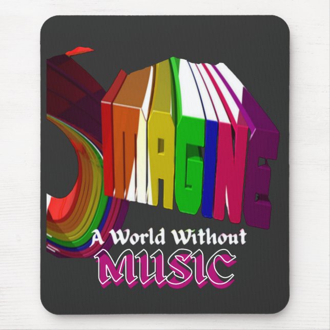 Mousepad Apenas som instrumental (Frente)