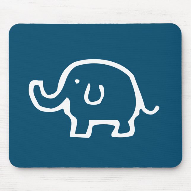 Mousepad Apenas um Elefante Branco (Frente)