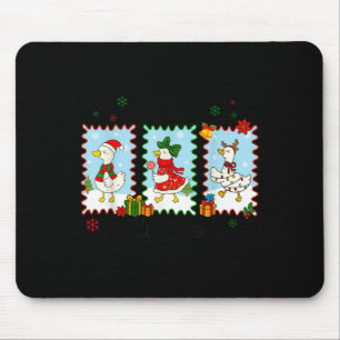 Mousepad Apenas Um Ganso Alegre Ganso Divertido Papai Noel