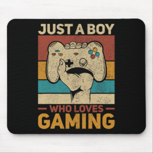 Mousepad Apenas Um Menino Que Adora Jogar Jogo De Roupa