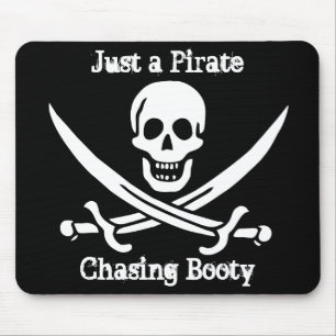 Mousepad Apenas um pirata que persegue o montante