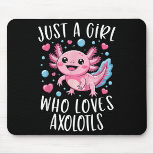 Mousepad Apenas Uma Garota Que Ama Axolotes Axolote Kawaii 
